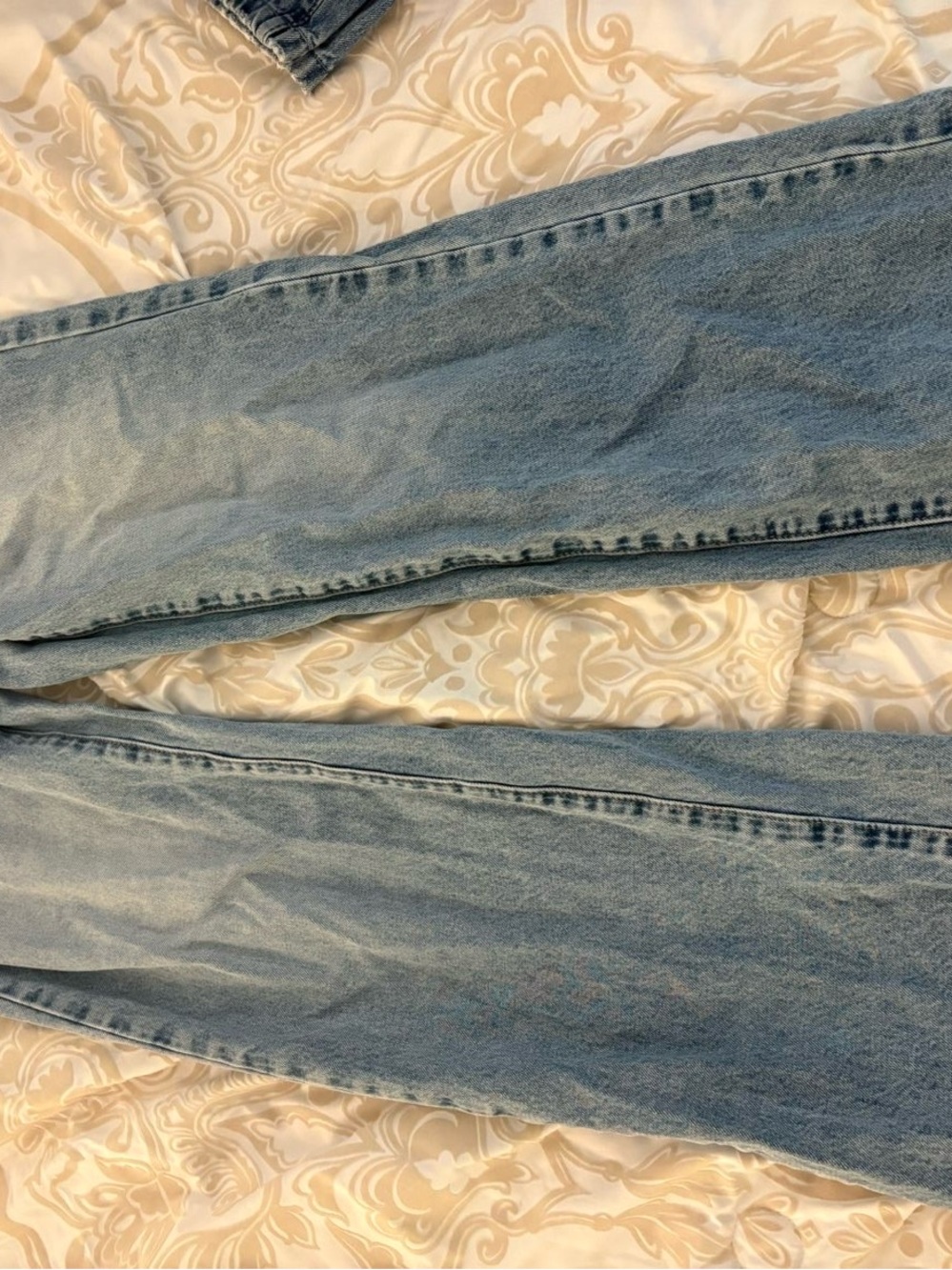PacSun Light Blue Straight-Leg Women's Jeans
